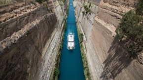 Griechenland Kanal von Korinth Foto iStock Aleksandr Gridnev